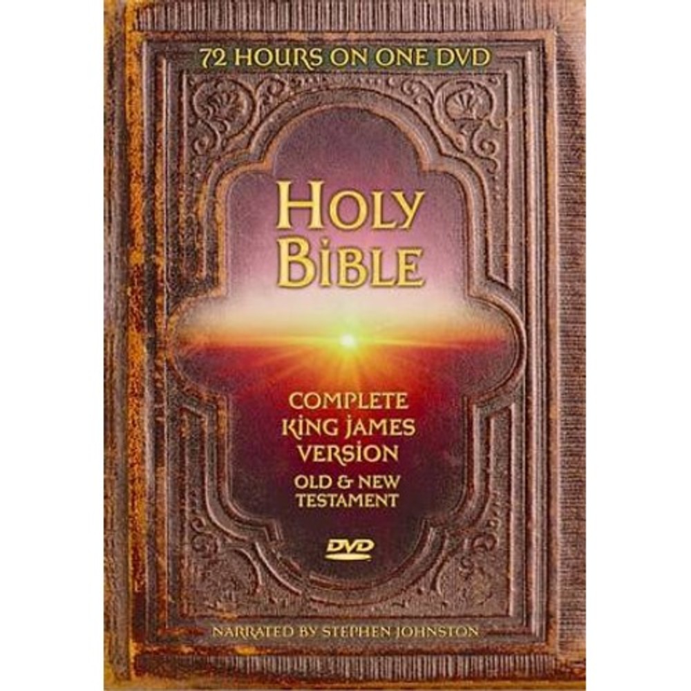 Holy Bible King James Version Complete Bible DVD 2009 72 Hours on One DVD